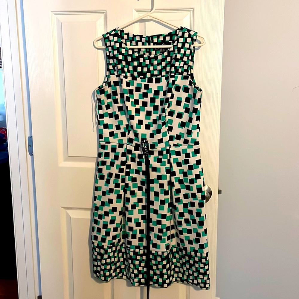 Work Dress, size 10 with zipper back.  Belt included